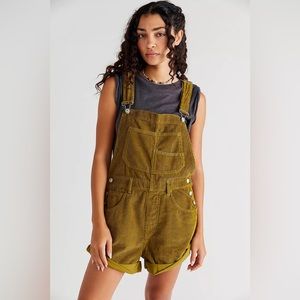 🌿Free People Ziggy Cord Shortalls